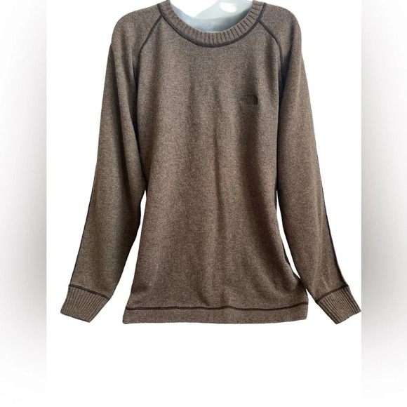 Men’s The North Face Blended Brown Sweater - Picture 1 of 7